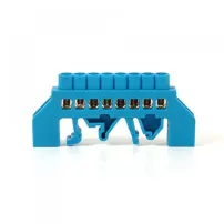 barra conexã­on riel din aislada azul 8x16mm