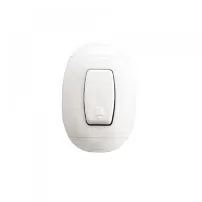 interruptor pulsador 250v 10a oval blanco bticino ref p59b