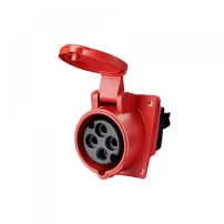 enchufe hembra industrial embutido 3p + t 16a - ajcee