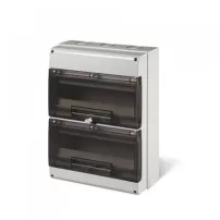 tablero plastico sobrepuesto ip66 32 circuitos 400x328x140mm scame