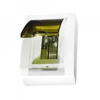 tablero plastico sobrepuesto 6 circuitos p/transparente