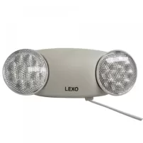lampara emergencia 2 focos led 1,2w-lexo