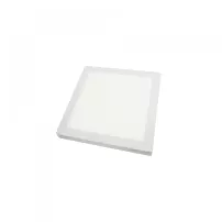 panel sobrepuesto led cuadrado 24w blanco empavonado luz fria-fsl