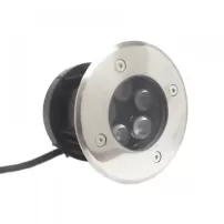 foco piso led embutido 5w ip65 jie calido 110mm