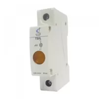 piloto amarillo para riel din 220v-ccd