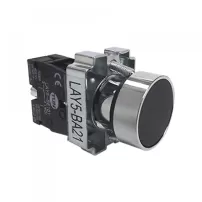 pulsador partida negro 22 mm 1na-tun