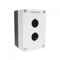 caja bakelita de 2 perforacion h9-2 de 22mm globaltronic