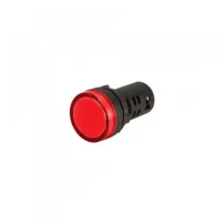 luz piloto led 22mm rojo 220v - globaltronic