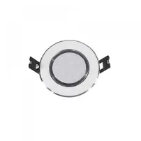 foco led embutido 8w jie redondo luz calida