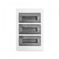 tablero plastico embutido 36 circuitos p/ transparente - fenix