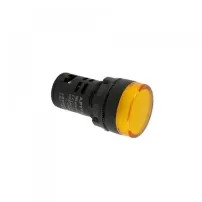 luz piloto led 22mm amarillo 220v - bekam
