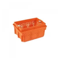 caja plastica 5/8 oreja metalica para tabique naranja - gewiss