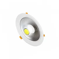 foco led embutido 25w jie chip redondo luz fria