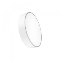 panel sobrepuesto led redondo empavonado 24w luz fria - jie