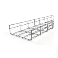 bandeja portaconductor tipo canastillo inoxidable 150x65x3mts