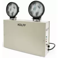 lampara emergencia 2 focos led 2x13w - kolff mod.et-2001