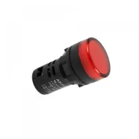 luz piloto led 22mm roja 220v - jie