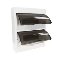 tablero plastico sobrepuesto 24 circuitos p/ transparente tkl