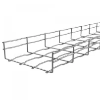 bandeja portaconductor tipo canastillo de acero inoxidable 300x60 x 3mts.