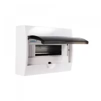 tablero plastico sobrepuesto 12 circuitos p/ transparente-force