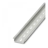 riel din metalico 2 mts aluminio