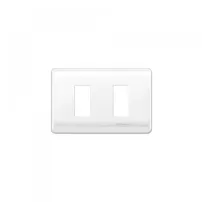 placa genesis 2 puestos c/soporte schneider mwd130407422