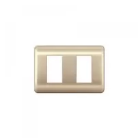 placa habit21 bronce iridium 2 puestos schneider mwd082427112