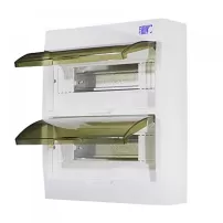 tablero plastico sobrepuesto 24 circuitos p/ transparente