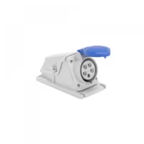 enchufe hembra sobrepuesta 90g 2p+t 32a 250v 6h az ip44 gewiss ref gw62488