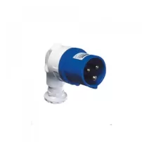 enchufe macho industrial volante 220v 16a 2p+t 90g ip44 gewiss ref gw60085