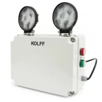 lampara emergencia 2 focos led 2x13w kolff et-2000 s led