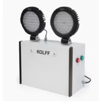 lampara emergencia 2 focos led 2x36w kolff kc-2559 led