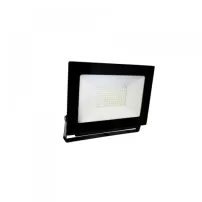 foco reflector led slim 150w negro luz fria multichip vkb