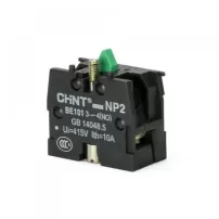 contactor auxiliar 1na verde p/bot.hongo chint