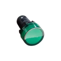 luz piloto led 22mm verde 110volt
