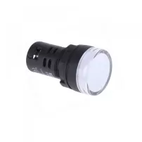 luz piloto led 22mm 24v blanco