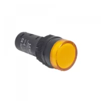 luz piloto led 16mm amarillo