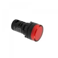 luz piloto led 22mm rojo