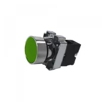 pulsador partida verde 22 mm 1na-tun