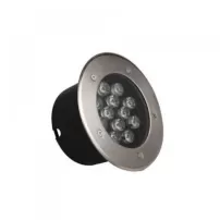 foco piso led embutido 12w luz calida 18cm-jie