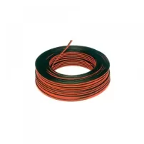 cable paralelo 2x22 awg negro/rojo x 100 metros