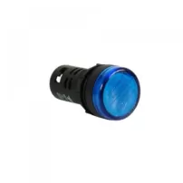 luz piloto led 22mm azul 220 vac/dc