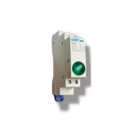 piloto led verde para riel din chint