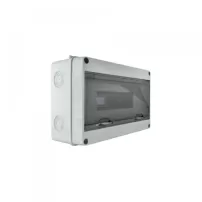 tablero plast. exterior s/p 18 circuitos p/ transparente ip65 lexo