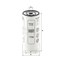 Filtro Decantador De Agua Filtro Diesel Motor Cummins Qsl8.9 Jac Pl420