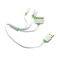 Cargador 77cw021 Cargador Usb 4 Conexiones Blanco/verde