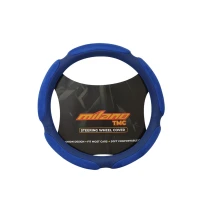 Cubre Volante Terciopelo Azul