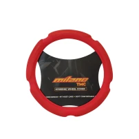 Cubre Volante Terciopelo Rojo