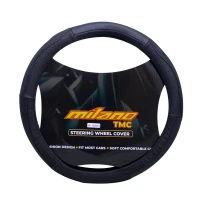 Cubre Volante Cuero Negro