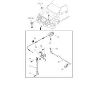 Piola Capot Para Chevrolet Captiva